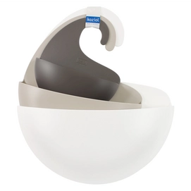 Duschkorb Koziol Surf Weiß Taupe Stein (3-teilig)
