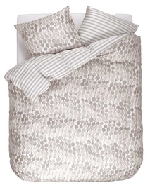 Taies d'oreiller Esprit Krisa Grey Satin de Coton (50 x 75 cm)