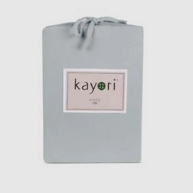 Split Topper Spannbettlaken Kayori Kyoto Silbergrau (Jersey)-2-personen (140/160 x 200/210/220 cm)