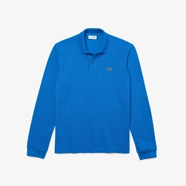 Polo Lacoste Men L1312 Longsleeve Classic Fit Blue