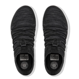 Sneaker FitFlop Uberknit™ Slip On Ghillie Black/Soft Grey