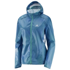 Jacke Salomon Lightning Wind Graph Sodalite Blue Damen
