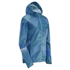 Jas Salomon Lightning Wind Graph Women Hoodie Sodalite Blue