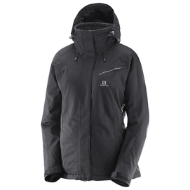 Skijacke Salomon Fantasy Black Heather Damen