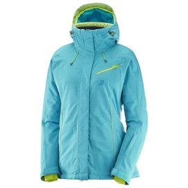 Ski Jas Salomon Fantasy Jacket Women Bluebird Heather