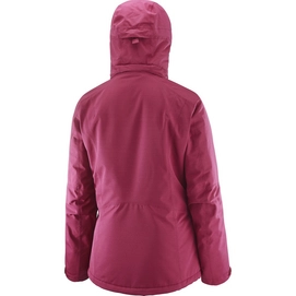 Ski Jas Salomon Fantasy Jacket Women Beet Red Heather