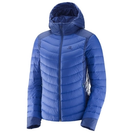 Winterjas Salomon Halo Down Hoodie Women Sodalite Blue