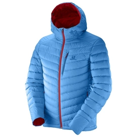 Winter Jacket Salomon Halo Down Hoodie Men Hawaiian Surf