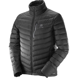 Winter Jacket Salomon Halo Down Men Black