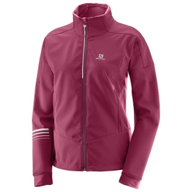 Skijacke Salomon Lightning Warm Softshell Beet Red Damen