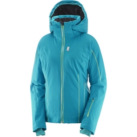 Ski Jas Salomon Whitelight Jacket Women Enamel Blue