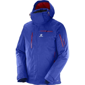 Ski Jas Salomon Brilliant+ Jacket Men Surf The Web Heather