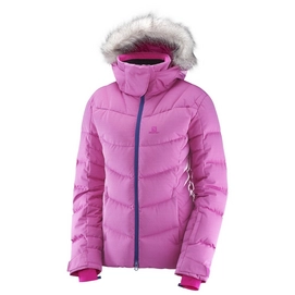 Skijacke Salomon IIcetown Jacket Rose Violet Heather Damen