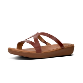 FitFlop Strata Slide Leather Cognac