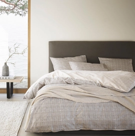 Taies d'oreiller Marc O'Polo Lanara Oatmeal Satin