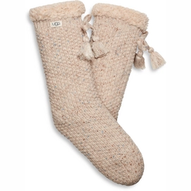 Sok UGG Women Nessie Fleece Lined Sock Oatmeal-Schoenmaat 36 - 41
