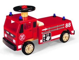 Loopauto Pintoys Brandweerwagen