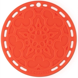 Coaster Le Creuset Silicone French Trivet Orange Volcanique 20 cm