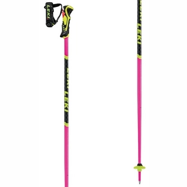 Bâtons de Ski Leki Women WCR Lite SL 3D Neon Pink Black Neon Yellow-110 cm