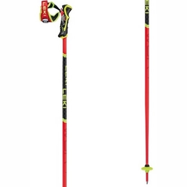 Bâtons de Ski Leki WCR TBS SL 3D Bright Red Black Neon Yellow-110 cm