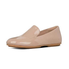 Mocassins FitFlop Lena™ Patent Loafers Taupe