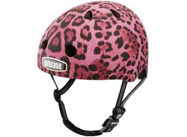 Fietshelm Nutcase Little Nutty Roze Luipaard Mat