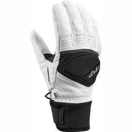 Gloves Leki Women Progressive Copper S White Black-7