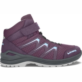 Wanderschuh Lowa Maddox GTX Mid Prune Iceblue Kinder
