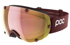Masque de ski POC Lobes Clarity Lactose Red / Spektris Rose Gold Rouge Bordeaux