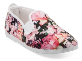 Slipper Damen Flossy Lorca Pink Blumendruck
