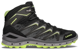 Wandelschoen Lowa Men Aerox GTX Mid Black Lime