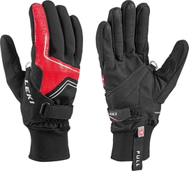 Handschuhe Leki Nordic Thermo Shark Black Red-Silver