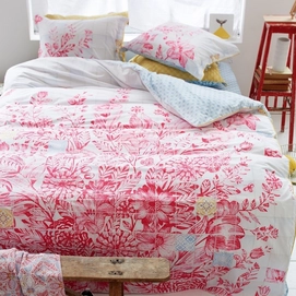 Housse de Couette Pip Studio Living Tiles Rouge Percale de Coton