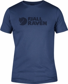 T-Shirt Fjällräven Men Logo Deep Blue