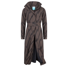 Veste de Pluie Happy Rainy Days Long Raincoat Cleo Coffee Black
