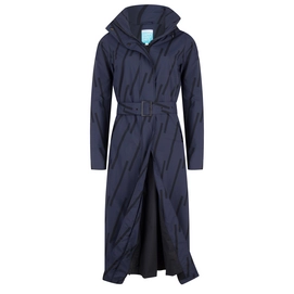 Regenjas Happy Rainy Days Long Raincoat Mary Midnight Blue Black