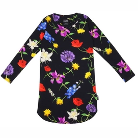 Long Sleeve Dress SNURK Kids Bouquet Black