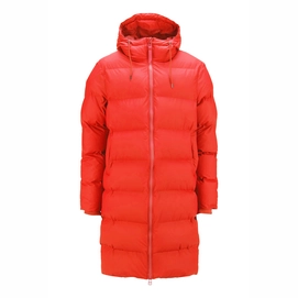 Regenjacke RAINS Long Puffer Jacket Red