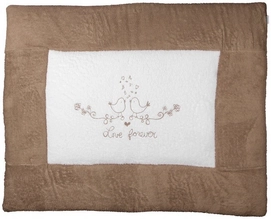 Boxkleed Anel Lovely Birds White Taupe