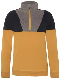 Skipully Protest Boys Luct Jr 1/4 Zip Top Dark Yellow