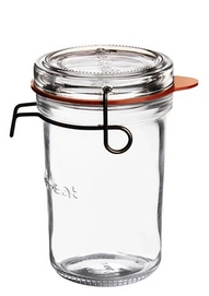 Barattolo in vetro con coperchio ermetico Bormioli Luigi Lock-Eat 350 ml, Set da 6