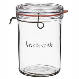 Storage jar Luigi Bormioli Lock-Eat Recht 1L (6-pieces)