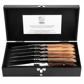 Steak Knife Laguiole Style de Vie Luxury Line Mixed Wood (6 pc)
