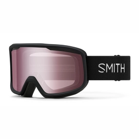 Masque de Ski Smith Frontier Black / Ignitor Mirror