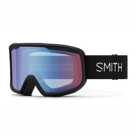 Skibrille Smith Frontier Black / Blue Sensor Mirror
