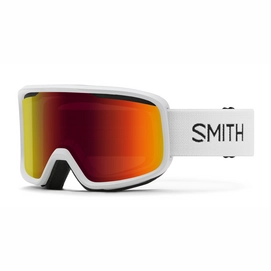 Skibril Smith Frontier White / Red SOLX Mirror