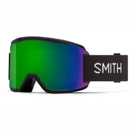 Masque de Ski Smith Squad Black / ChromaPop Everyday Green Mirror / Yellow