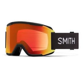 Masque de Ski Smith Squad Black / ChromaPop Everyday Violet Mirror / Yellow