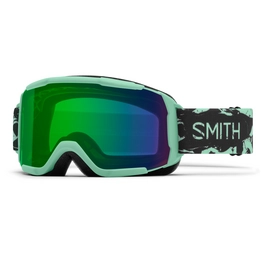 Skibrille Smith Showcase OTG Bermuda Marble / ChromaPop Everyday Green Mirror Damen