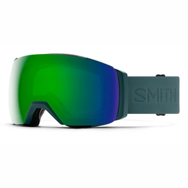 Skibril Smith I/O Mag XL Spruce Flood / ChromaPop Sun Green Mirror / ChromaPop Storm Rose Flash
